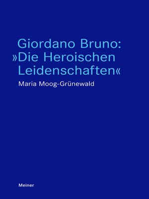 cover image of Giordano Bruno